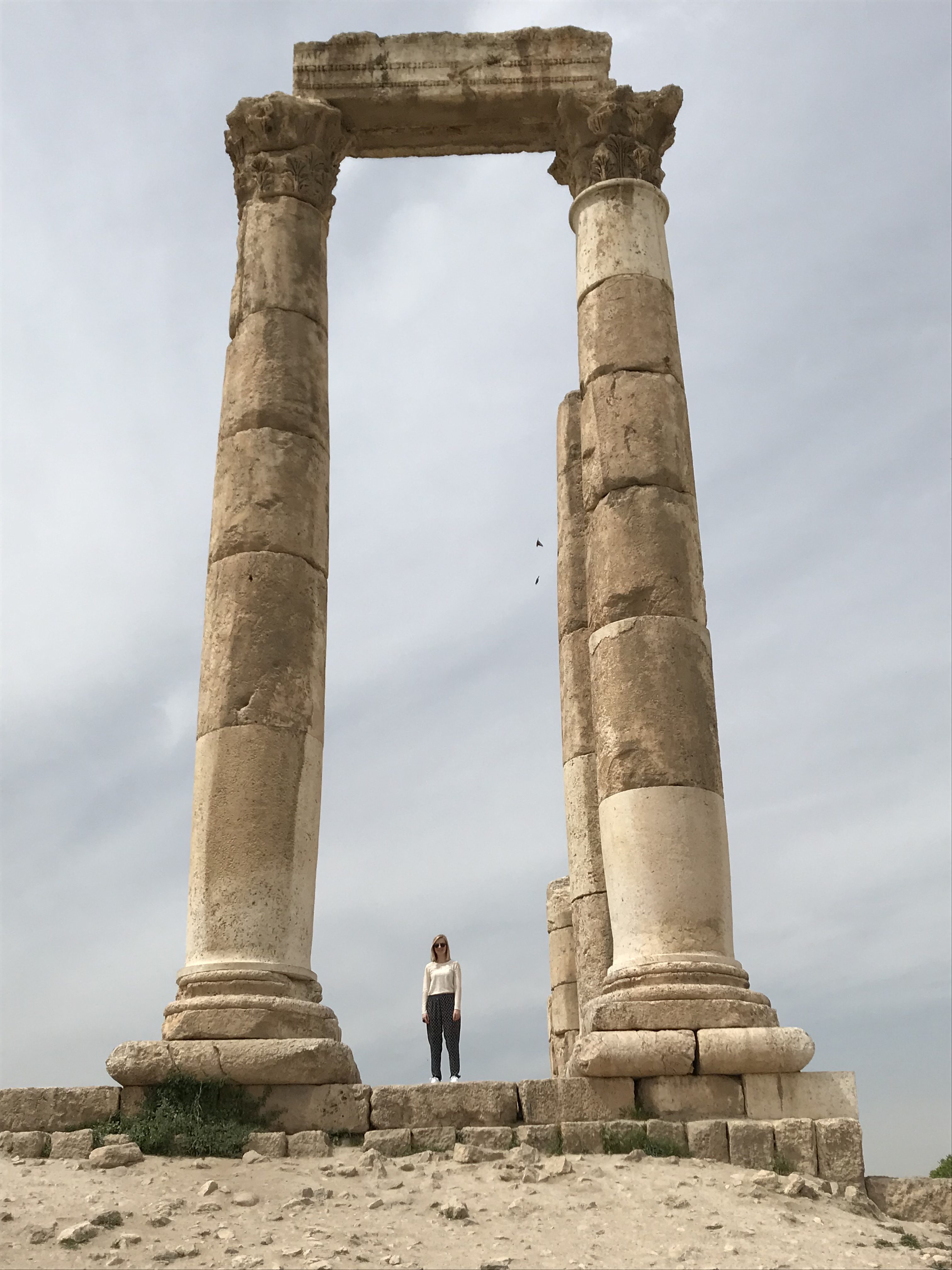 Tempel van Hercules in Amman, Jordanië