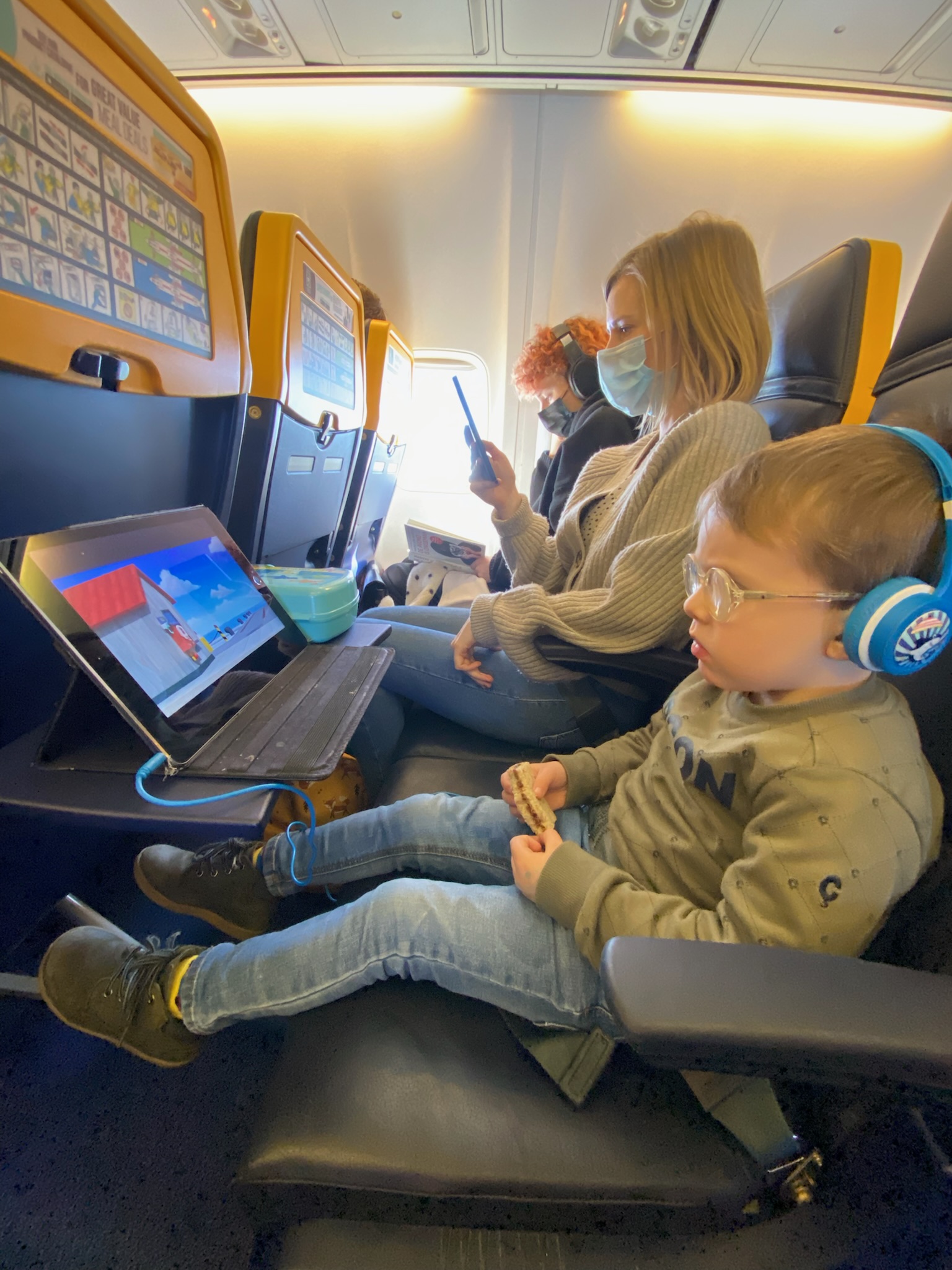 Vliegen met kleuter handbagage