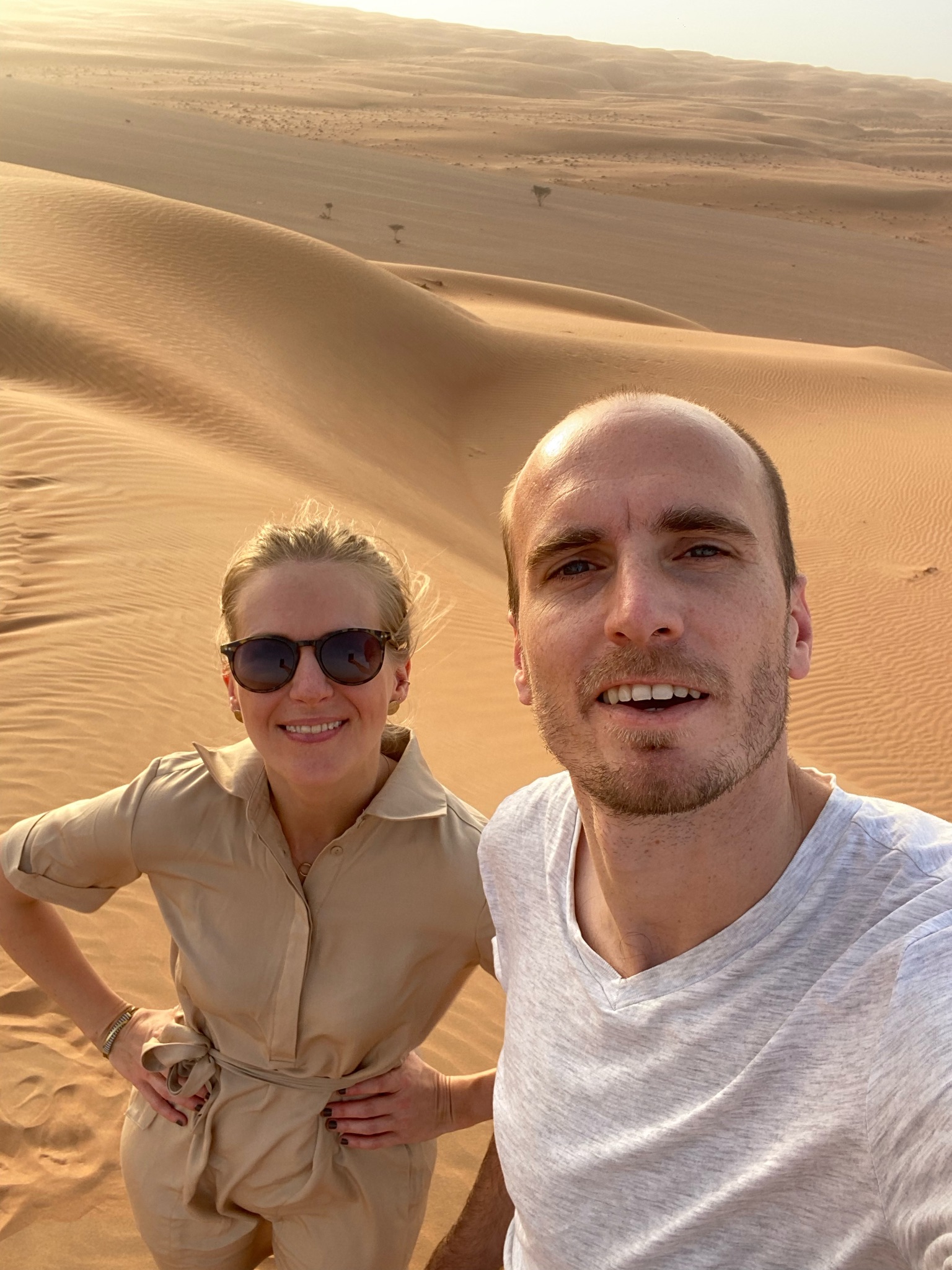 Koppel op vakantie in Oman zonder kind