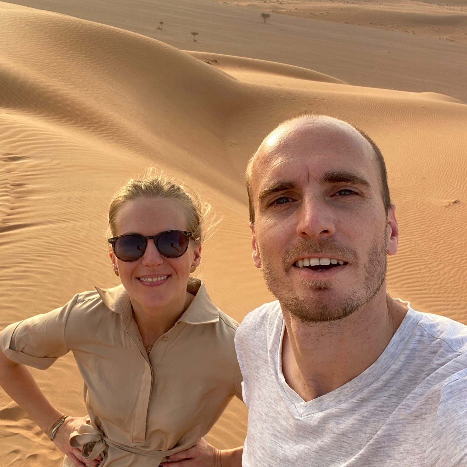 Koppel op vakantie in Oman zonder kind