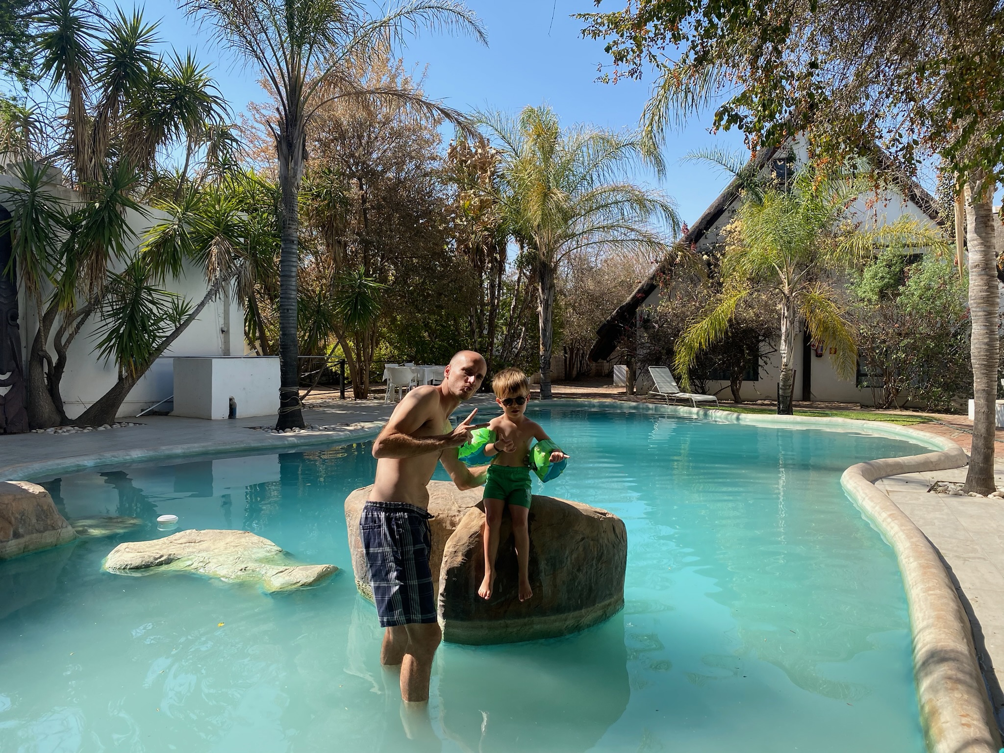 Zwembad Namibië veilig