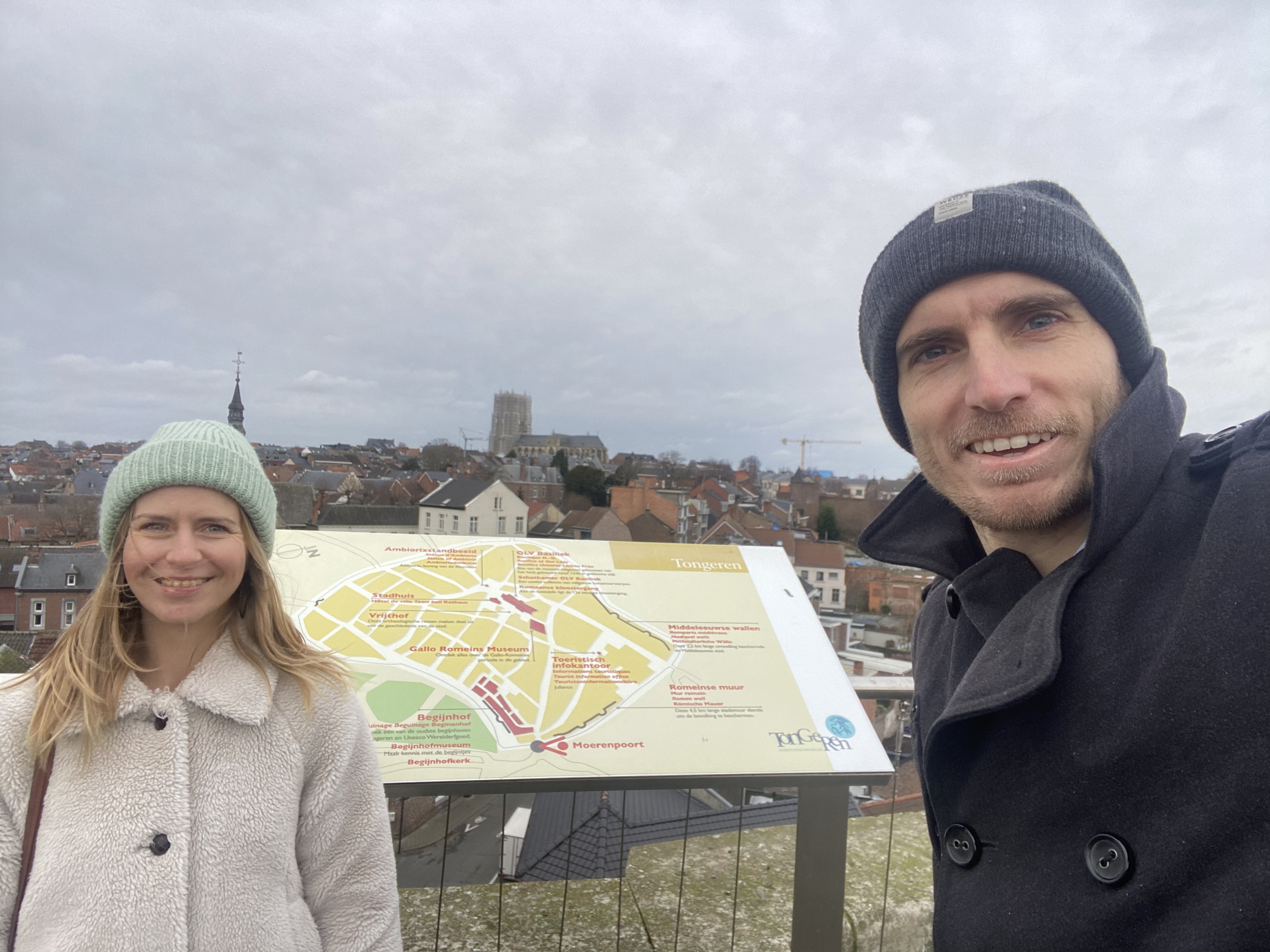 Uitzicht Tongeren vanop Moerenpoort