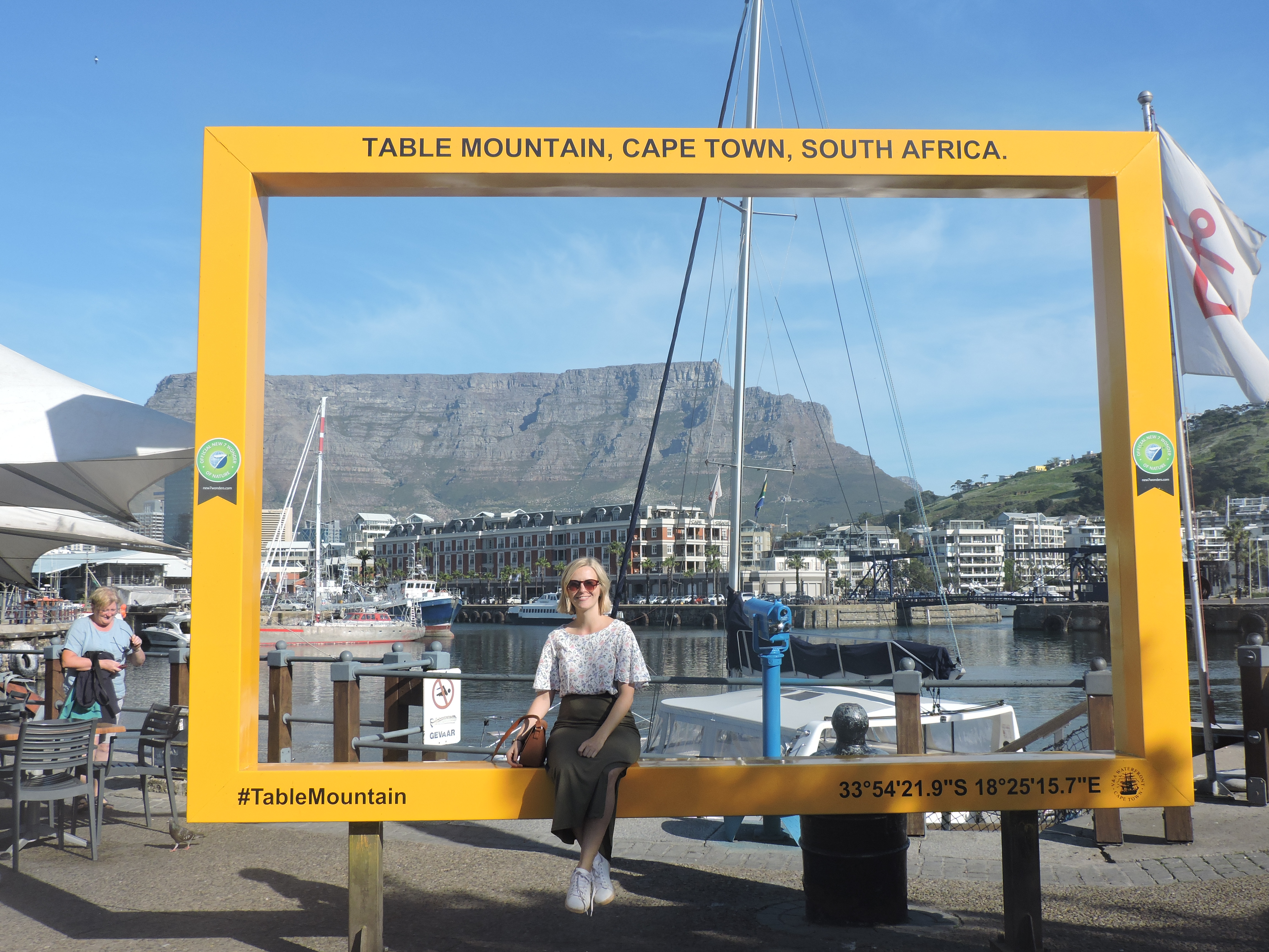 Kaapstad waar kader voor table mountain