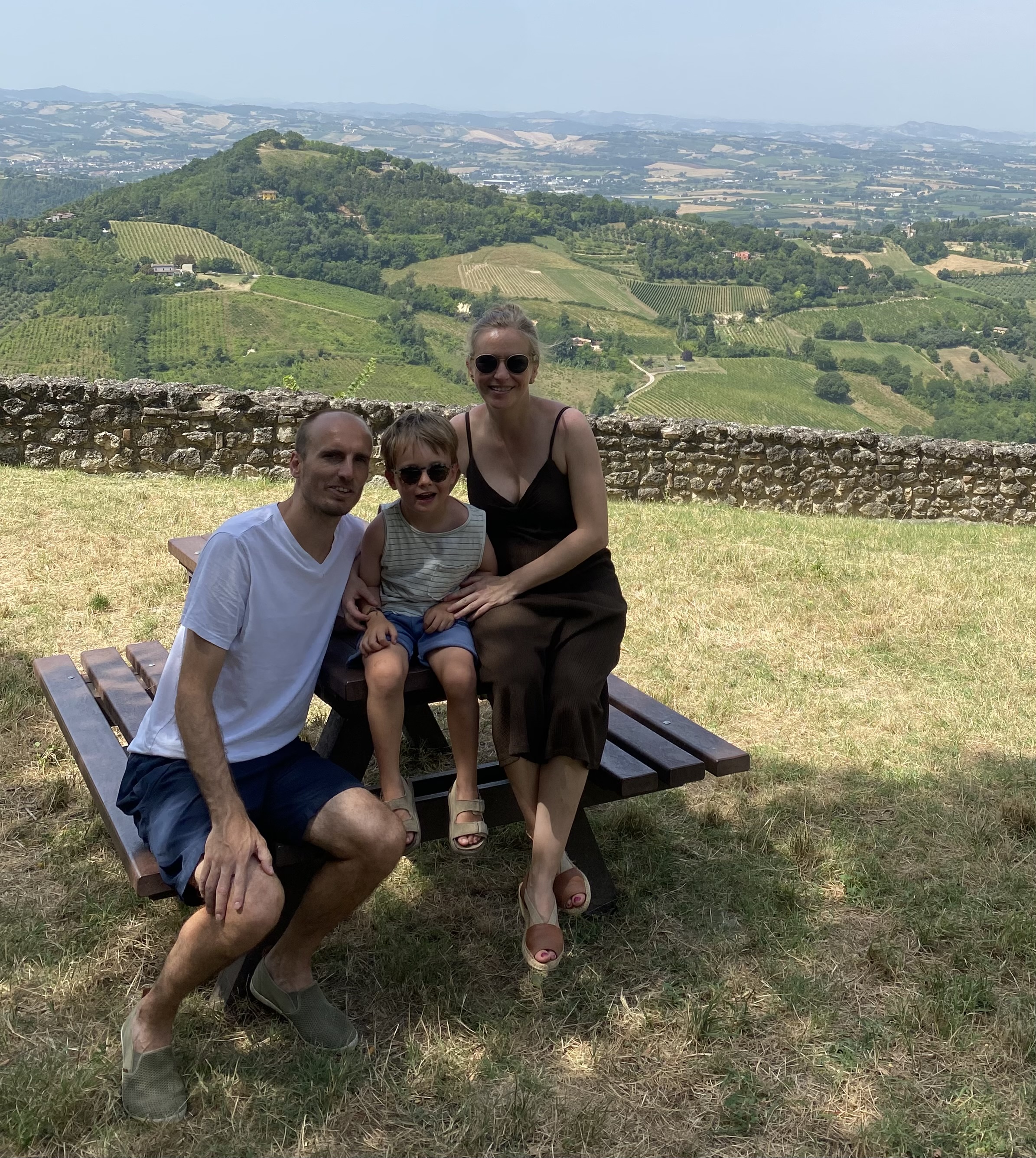 Bertinoro uitkijkpunt Italië