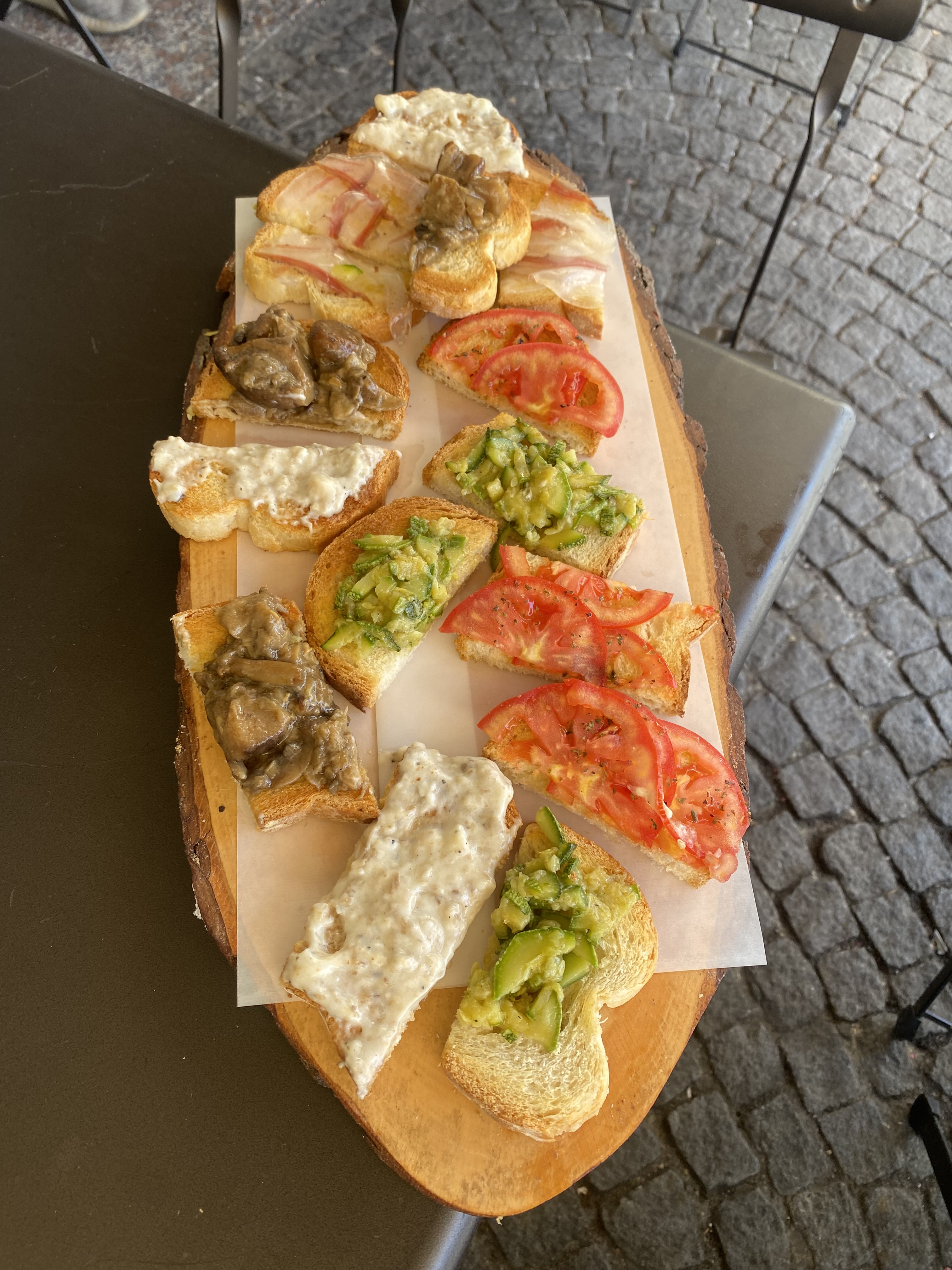 Bruschetta's in Italië