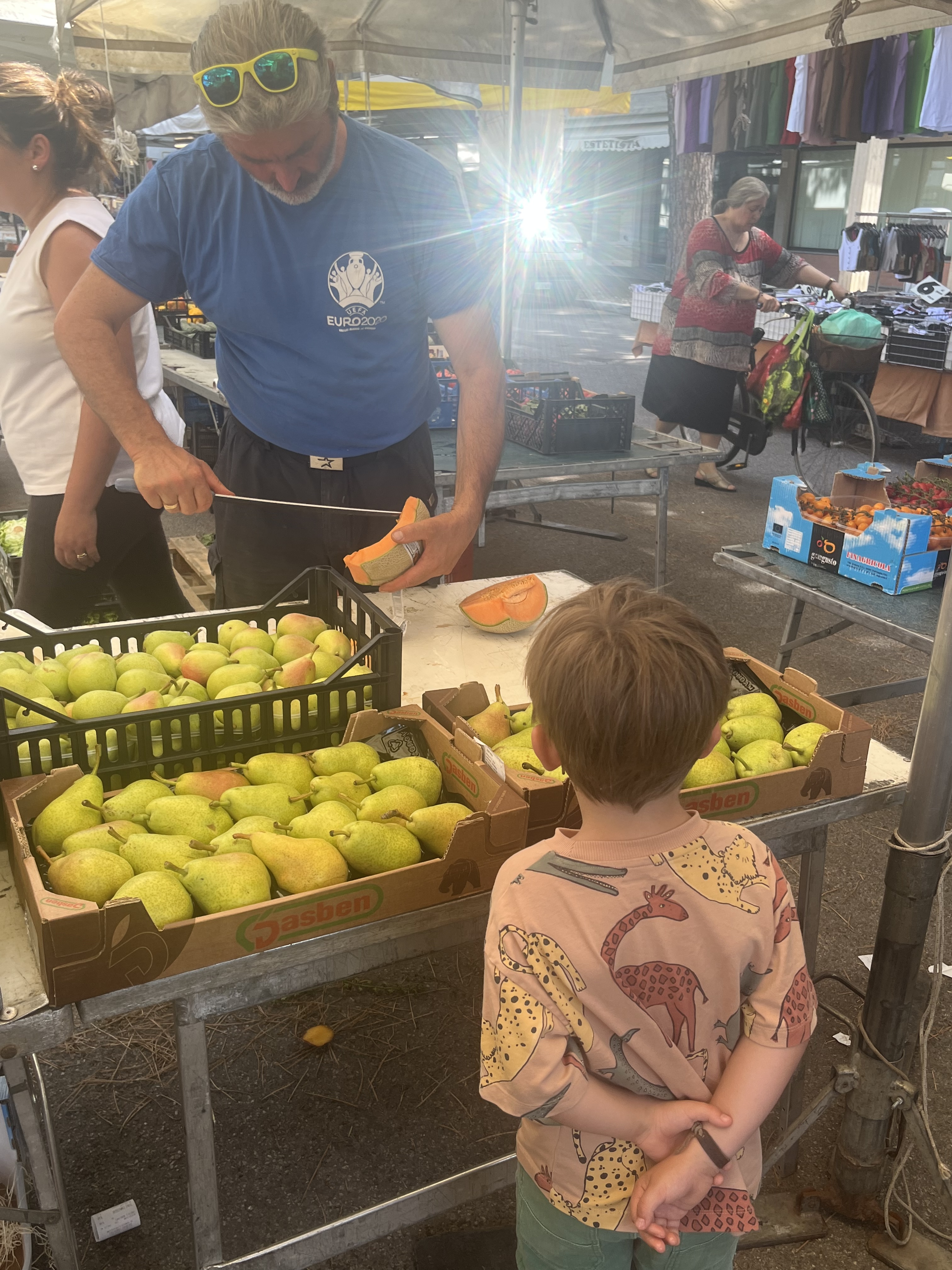 Marktjes rond Bologna Ravenna