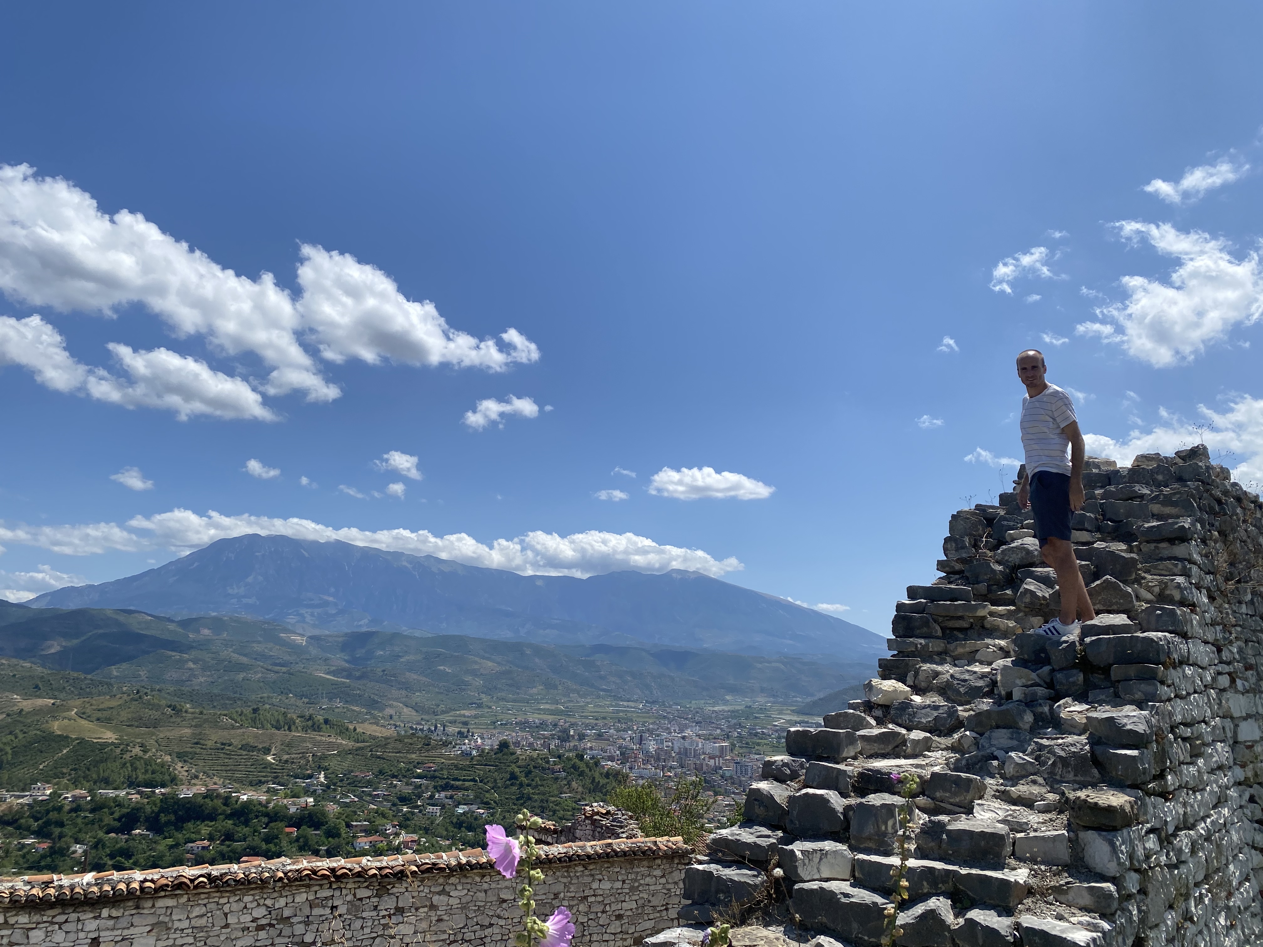 Berat fort van Berat in Albanië