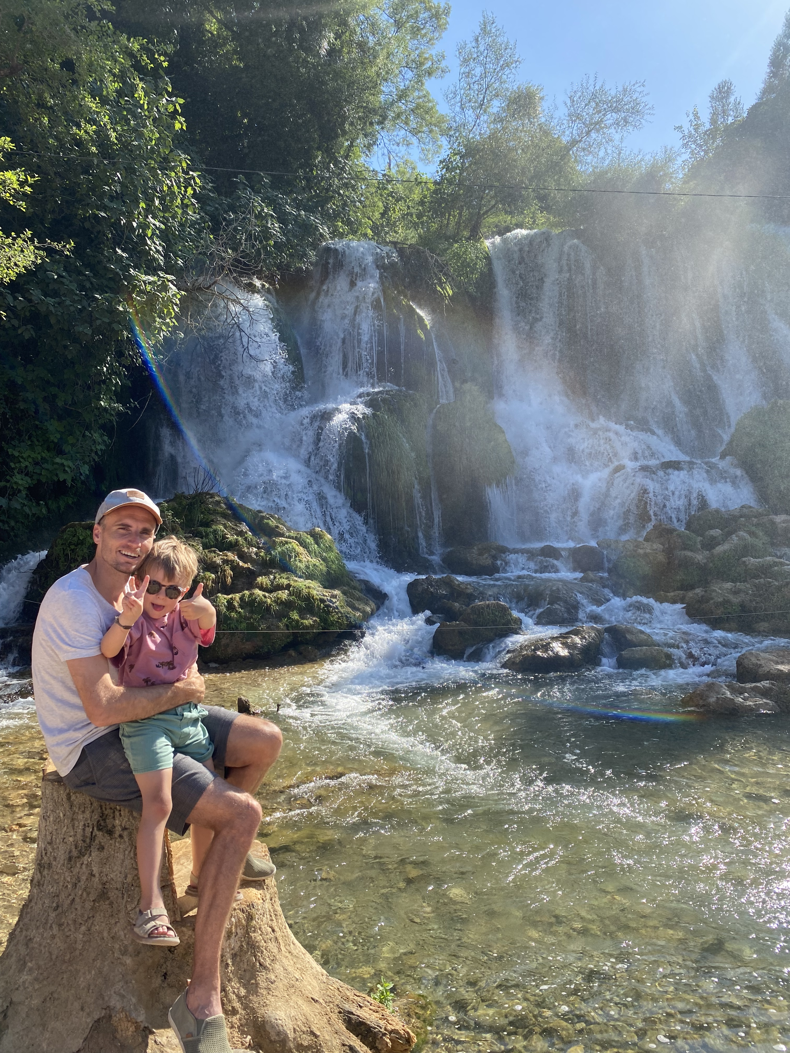 Kravice watervallen in Bosnië