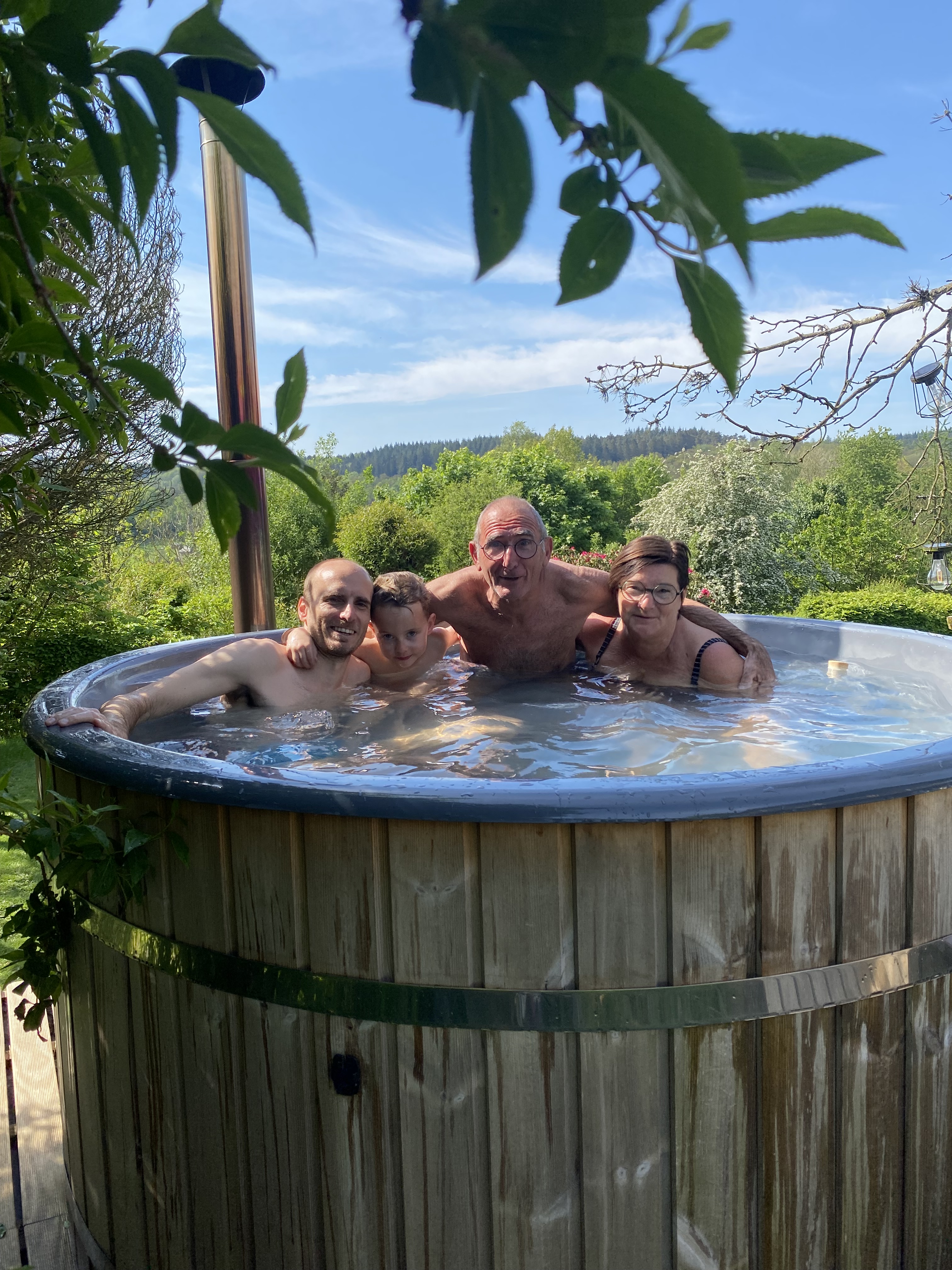 Chalet ardennen tuin vencimont natuur