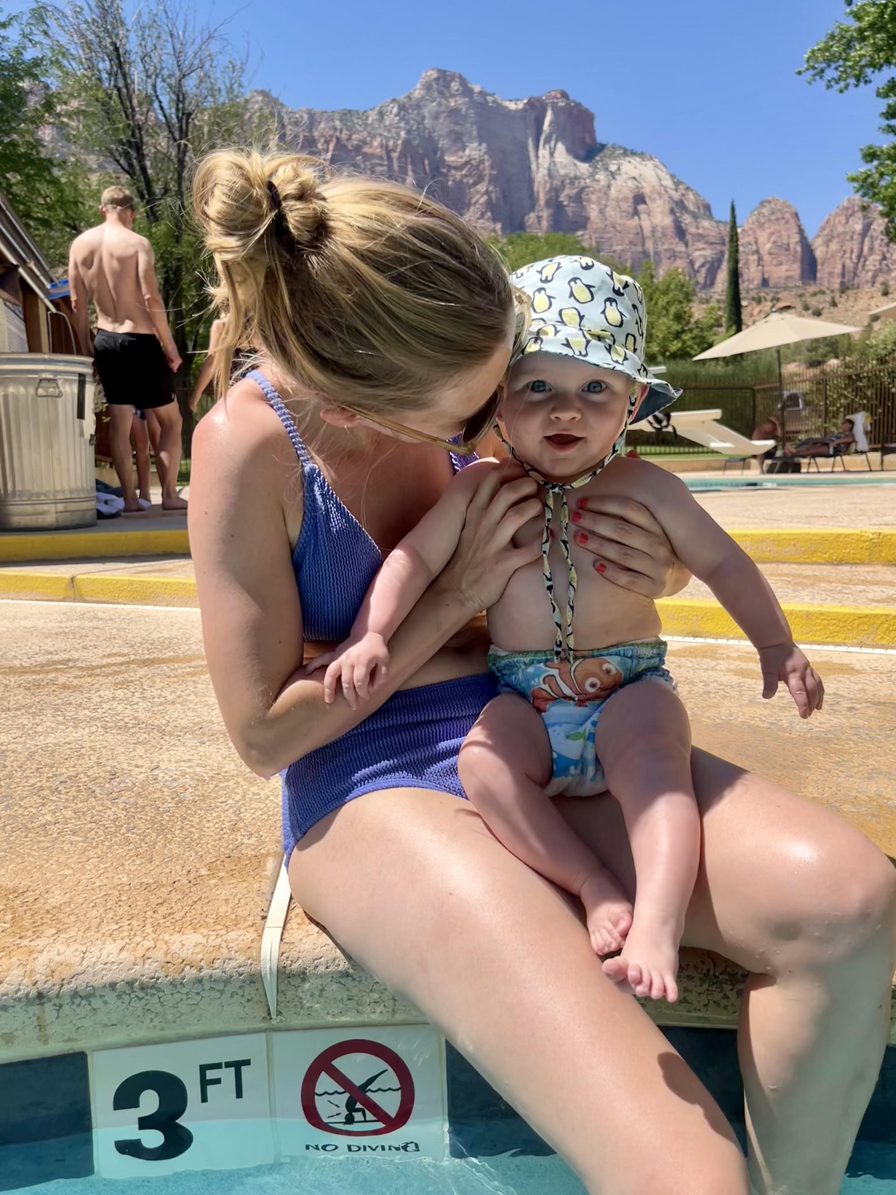 Zion waar logeren zwembad