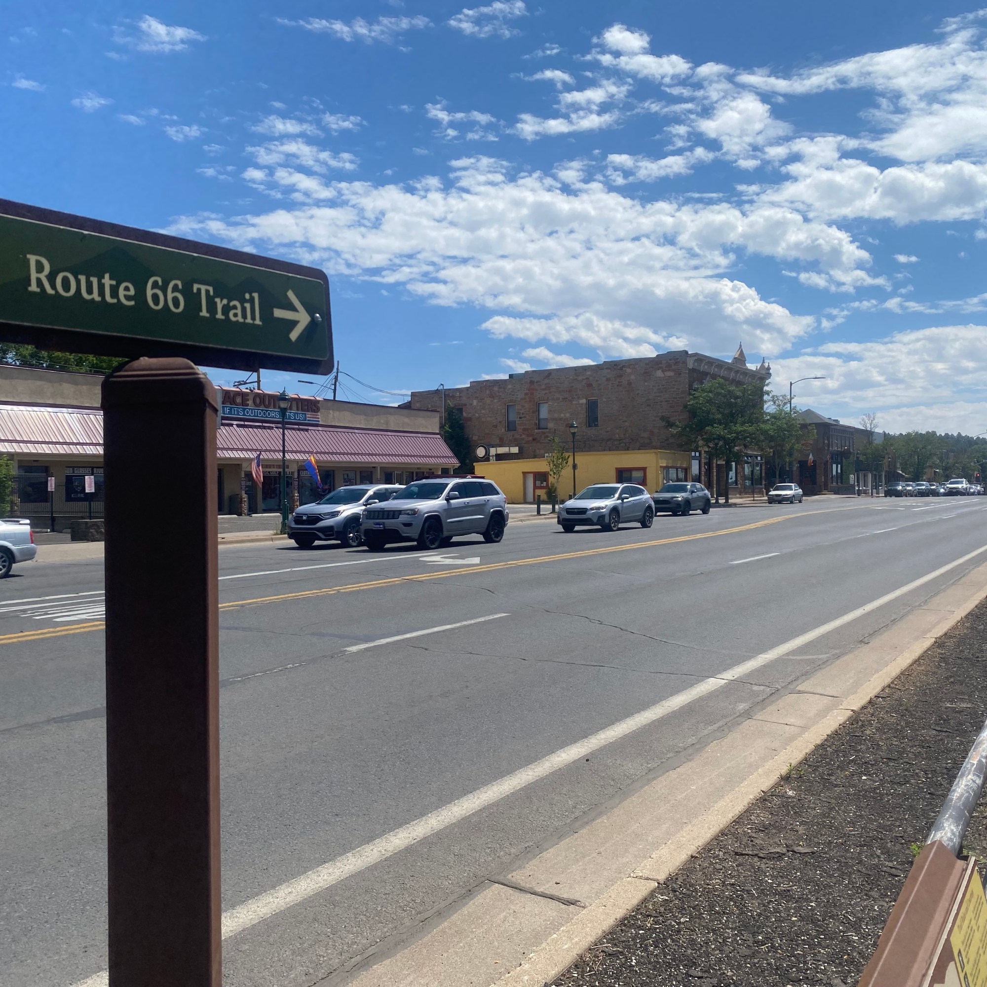 Route 66 wandeling in Flagstaff