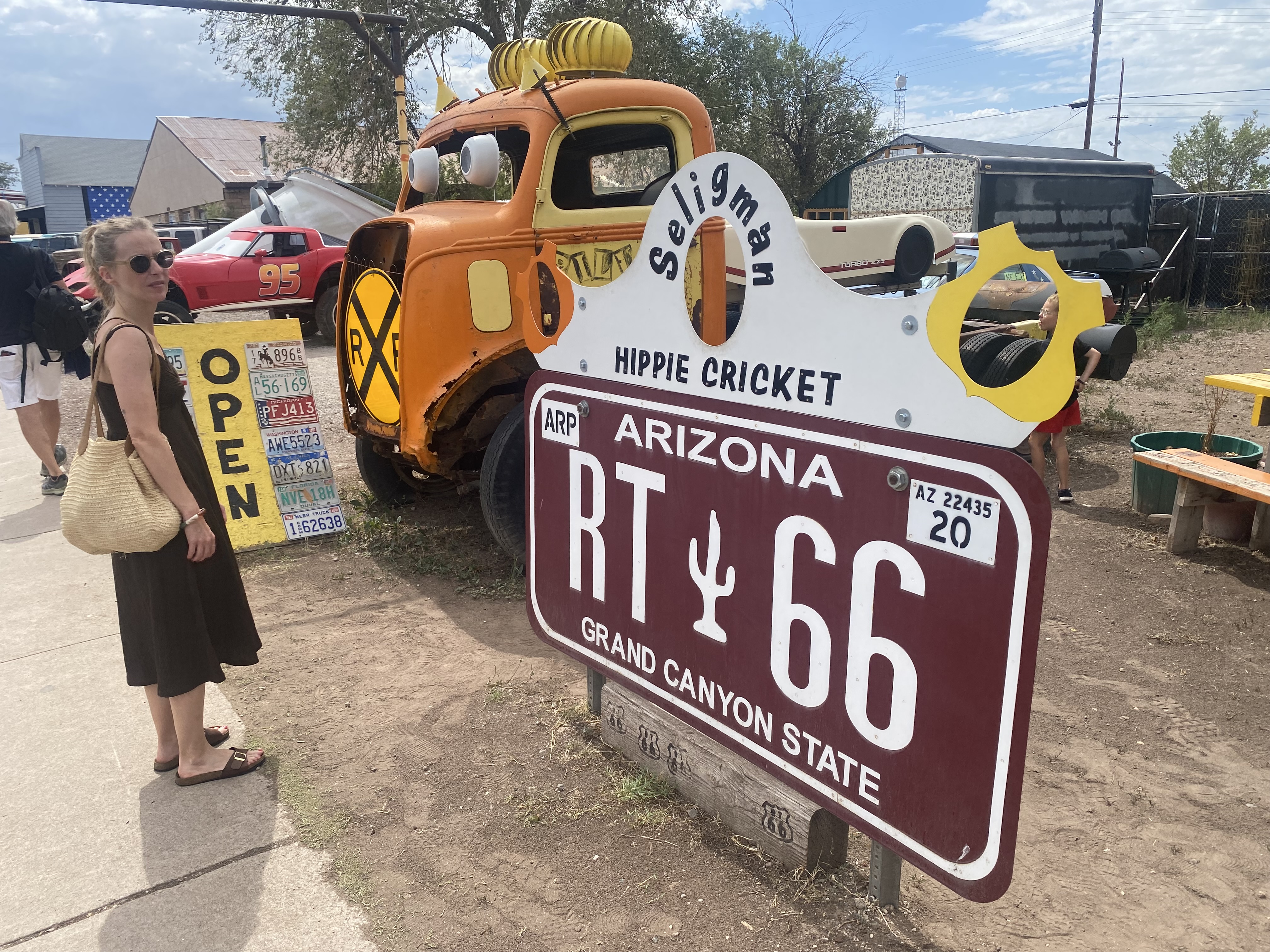 Stadje van Cars in de VS
