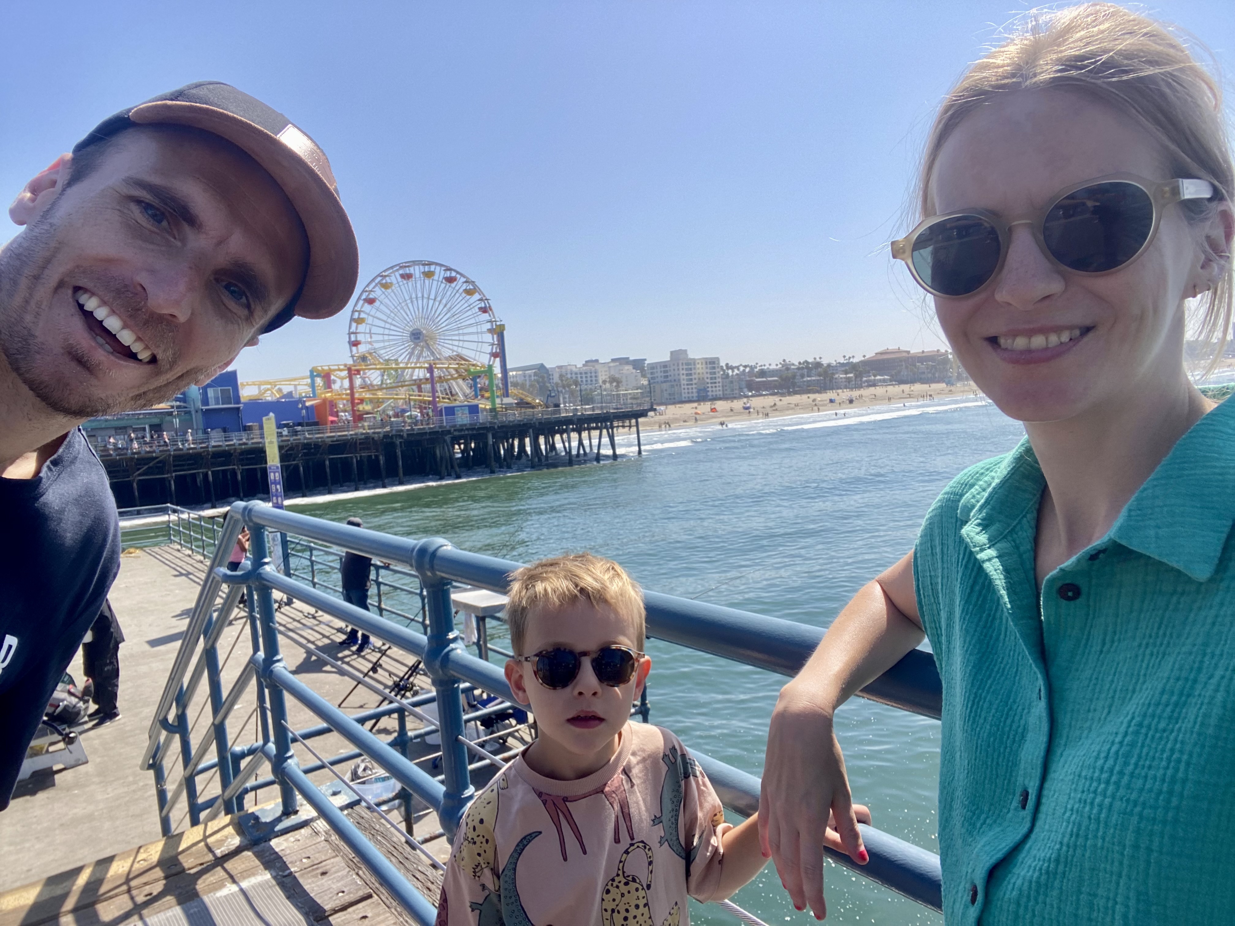 Santa Monica pier wandelen rondreis vs